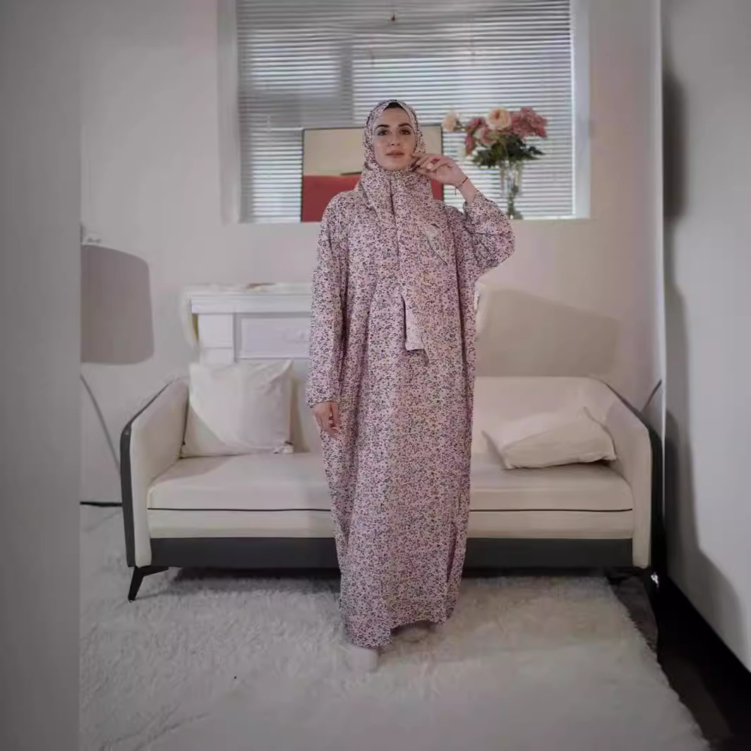 Women Accessories Dubai - Jalabiya abaya gaun wanita cetak satu