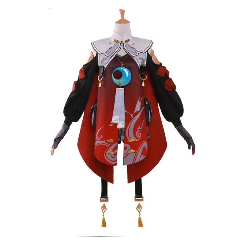 Women'S Red Accessories - A;3\v,7'd/Wuthering Waves Danjin Ranger Girl Kostum