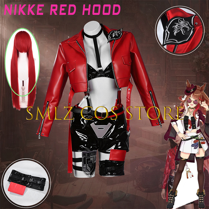 Women'S Red Accessories - Kostum Cosplay Game Nikkee Red Rapi