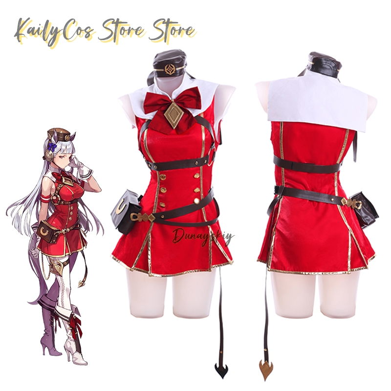 Kostum Cosplay Kapal Emas Wig  - Women'S Red Accessories ulasan dan harga
