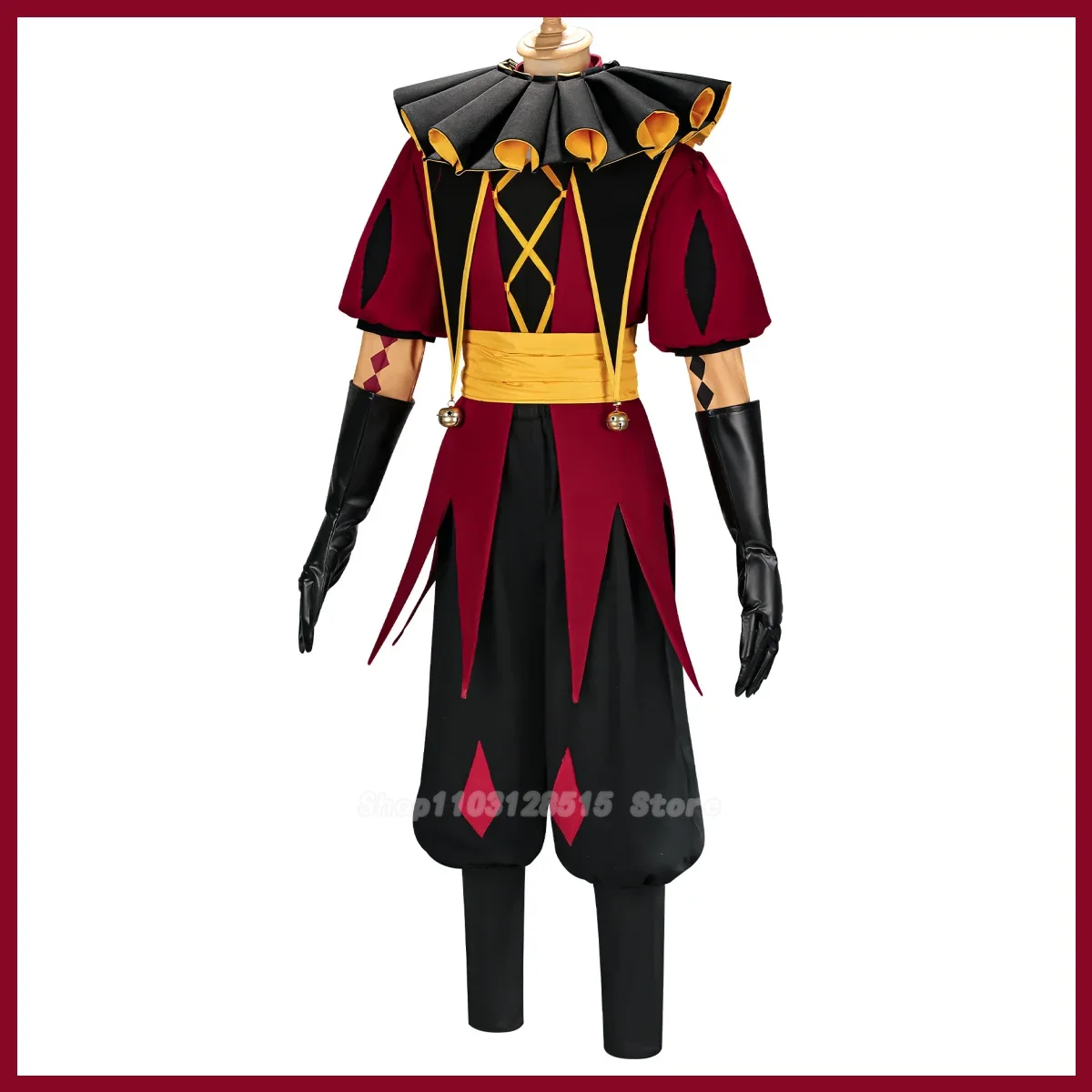 Kostum Cosplay Pierrot Harlequ - Women'S Red Accessories ulasan dan harga