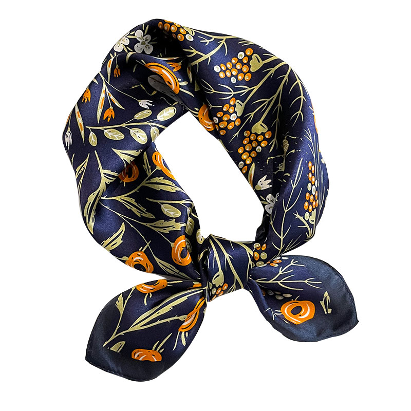 Syal Satin Persegi Sutra Asli  - Silk Scarf Square ulasan dan harga