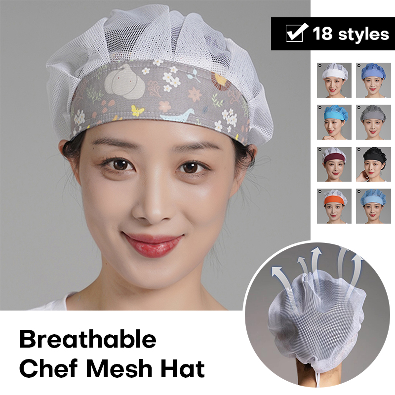 Topi koki anti debu Pria Wanit - Women Kitchen Accessories ulasan dan harga